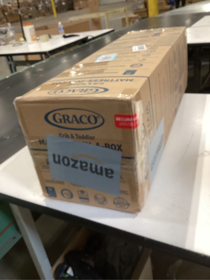 Condition photo showing New/Like New for graco premium crib mattress & protector value bundle (1-pack) – includes greenguard gold certified crib & toddler mattress, greenguard gold certified waterproof protector mattress and protector (1pk)