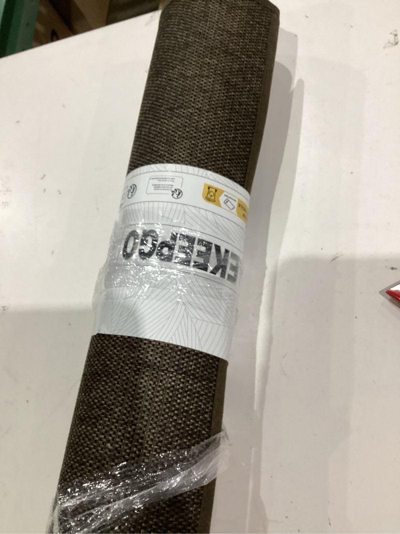 Condition photo showing Good Condition for LEKEEPGO Door Mat 36"x59", Non Slip Door Mat Indoor Entrance, Rubber Backing Front Indoor Door Mats Washable Absorbent Low-Profile Doormat Entryway Entry Resist Dirt Inside Door Mats, Brown 3' x 4'11" (Rectangular) Coffee