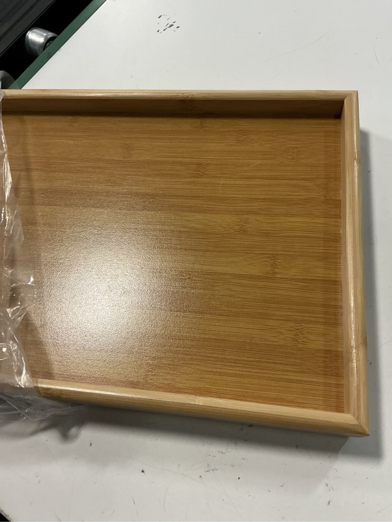 Condition photo showing Good Condition for artmeer bed tray table with folding legs,bamboo breakfast in bed for tv table, laptop computer tray,eating,snack tray(bamboo) bamboo medium