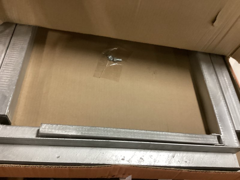 Condition photo showing As Is for F&L Heavy-Duty Foldable Air Handler Stand – Rust-Resistant Metal Frame for Durable HVAC Support, Compact and Portable Design, Easy to Assemble, Ideal for Stable Equipment Positioning (18")