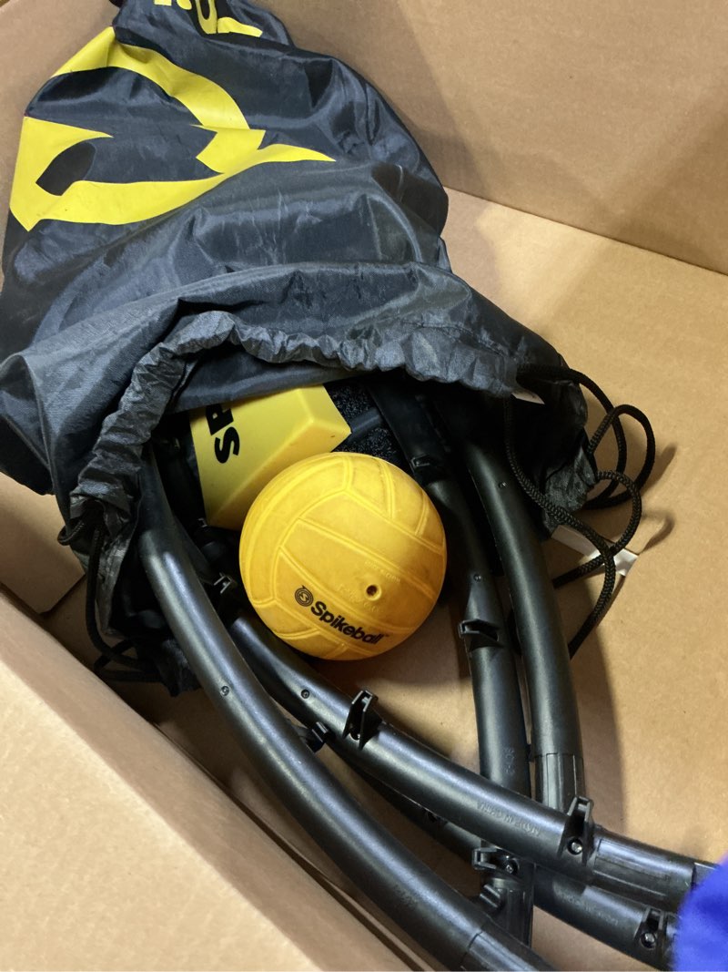 Condition photo showing As Is for Spikeball The Original Kit 1-Ball Game Set - Outdoor, Yard & Camping Games - Includes Ball, Net, Drawstring Bag & Rulebook Set
