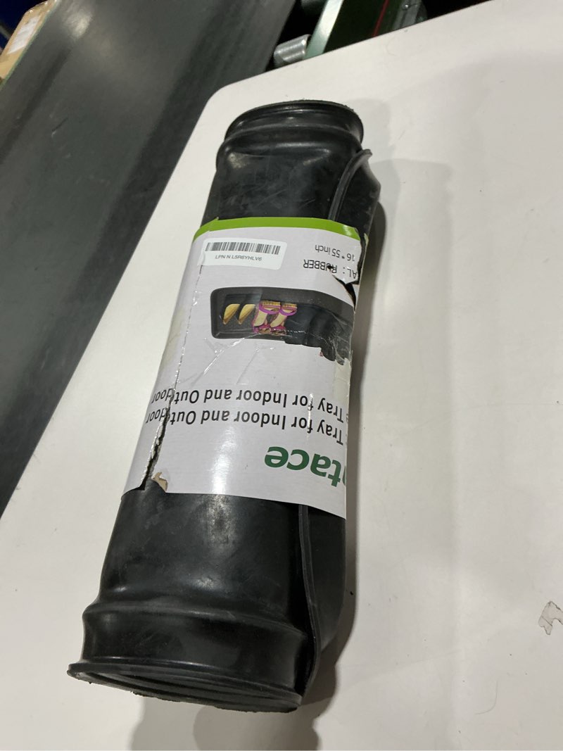 Condition photo showing Good Condition for Matace 1 Pack Rubber Extra Large Shoe Tray for Entryway,Long Boot Tray,Slim Boot Mat for Indoor and Outdoor Use,16x55 in, Rectangular (Pack of 1) 55" x 16" x 1.2"