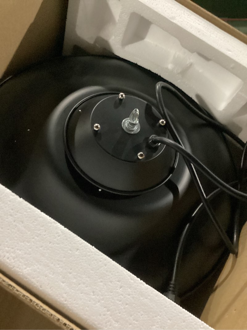 Condition photo showing New/Like New for uniflasy 1500w electric hanging patio heater - 3s fast heating with ip55 waterproof protection for all weather use, 2 adjustable heat settings, perfect for gazebo, balcony, living room, and courtyard