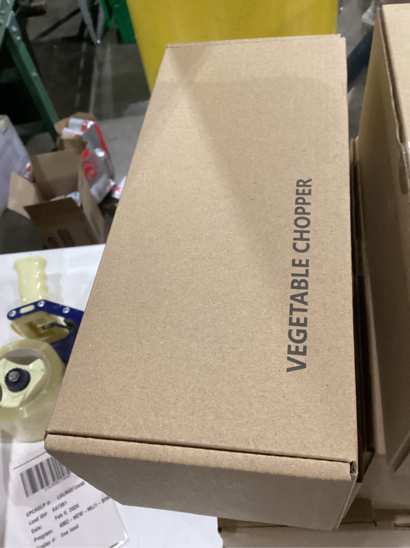 Condition photo showing New/Like New for Vegetable Chopper, Onion Chopper Dicer, Mandoline Slicer, Food Chopper with Container, Vegetable Cutter for Salad Potato Carrot Garlic?2 Blades, Black? Black 2 Blades