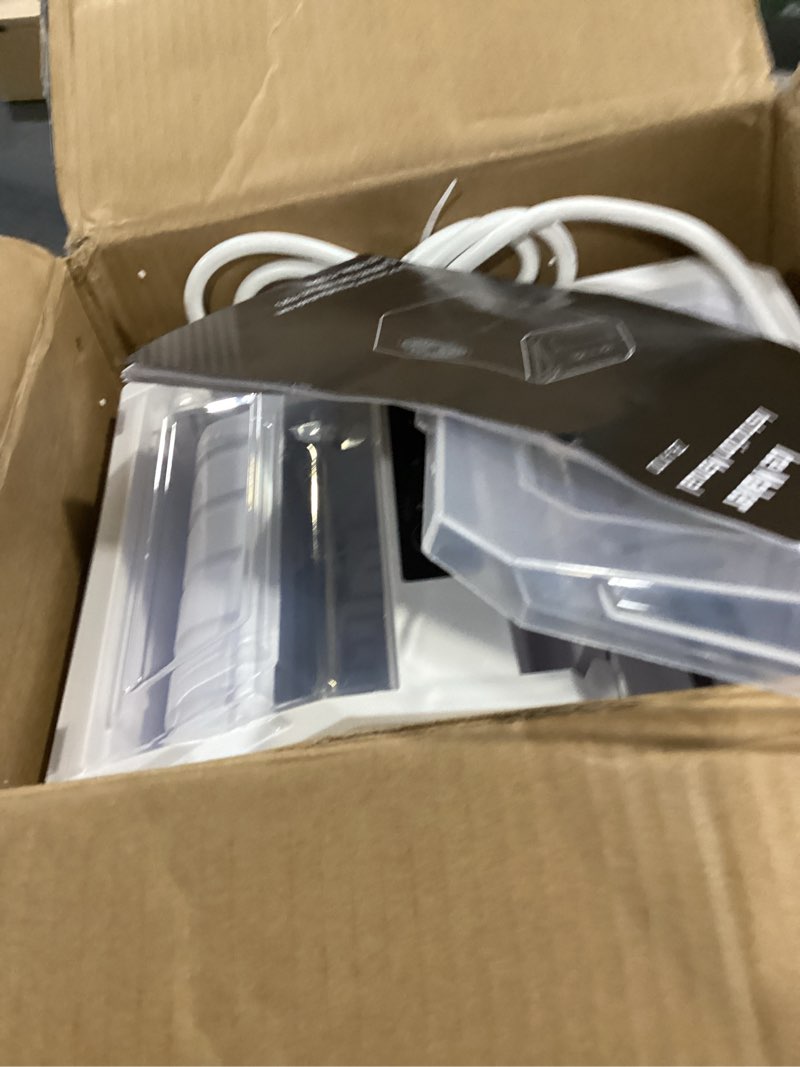 Condition photo showing As Is for (SIMILAR TO STOCK PHOTO)EUHOMY Countertop Ice Maker Machine with Handle, 26lbs in 24Hrs, 9 Ice Cubes Ready in 6 Mins, Auto-Cleaning Portable Ice Maker with Basket and Scoop, for Home/Kitchen/Camping/RV. (Black) Black 26lbs