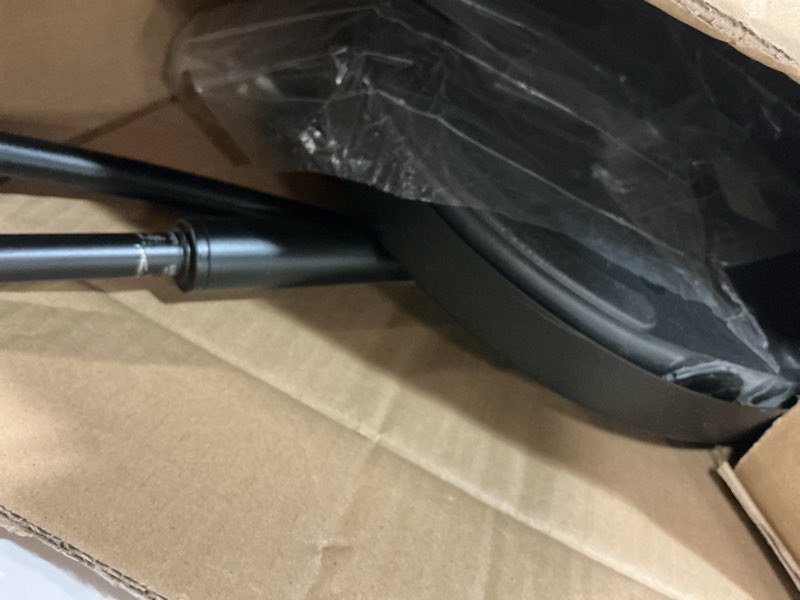 Condition photo showing As Is for Dimmable Floor Lamp, Arc Floor Lamp with Dimmer, Black Standing Lamp with Adjustable Hanging Shade, Over Couch Tall Reading Light, Modern Pole Lamp for Living Room Bedroom, 9W LED Bulb Included