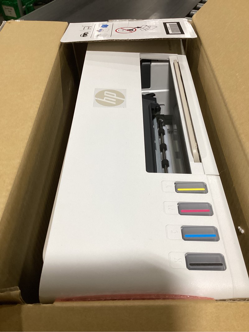 Condition photo showing As Is for HP Smart Tank 5000 Wireless All-in-One Ink Tank Printer, Scanner, Copier with 2 Years of Ink Included, Best-for-Home, Cartridge-Free, Refillable, AI-Enabled, an EcoTank Alternative (5D1B6A)