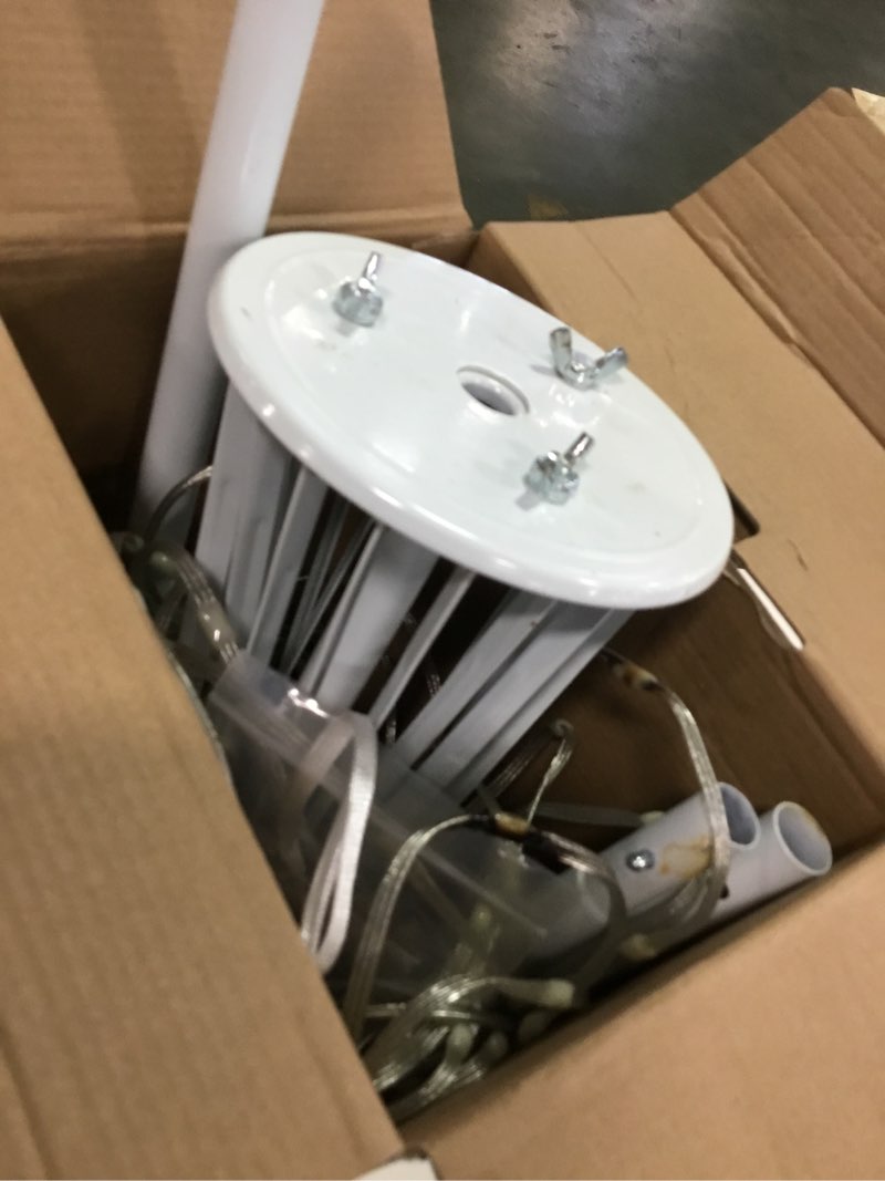 Condition photo showing As Is for 7.5ft Outdoor Christmas Cone Tree Lights - 202 LED Color Changing Lighted Tree with 