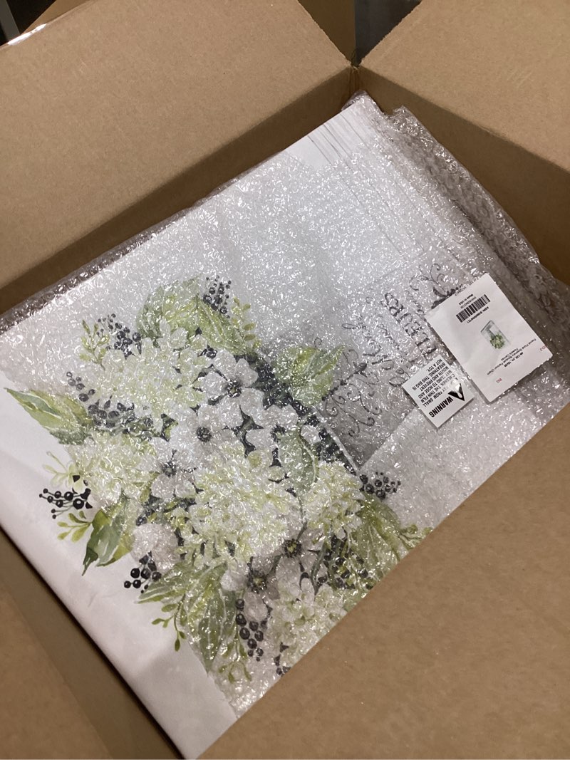 Condition photo showing Good Condition for stupell industries french floral greenery bouquet parisian charm flowers canvas wall art design by cindy jacobs, 16 x 20, gallery wrapped canvas wrapped canvas (1.5"d) unframed 20"l x 16"w