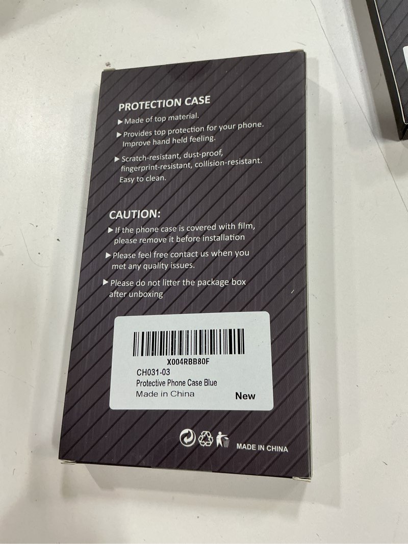 Condition photo showing New/Like New for peerock lens stand for iphone 17 pro max case (with camera control button) compatible with magsafe, military-grade drop protection magnetic phone case for iphone 17 pro max clear cover, deep blue for iphone 17 pro max 6.9'' deep blue