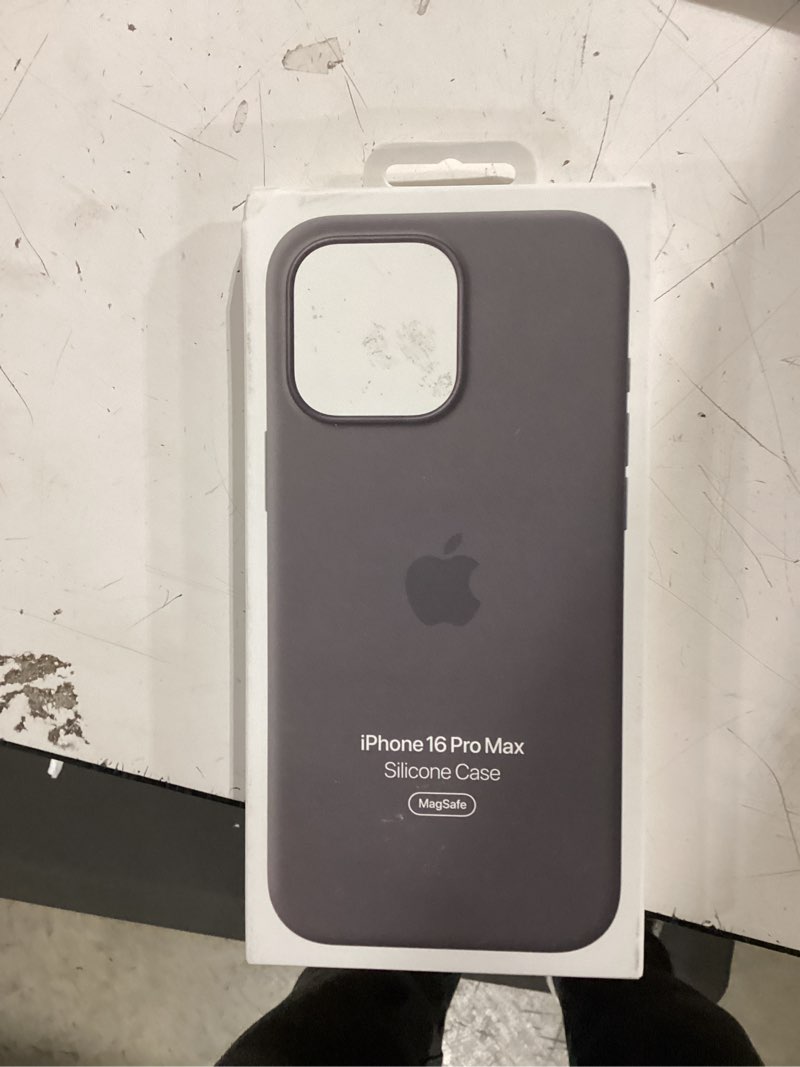 Condition photo showing New/Like New for apple iphone 16 pro max silicone case with magsafe - stone gray