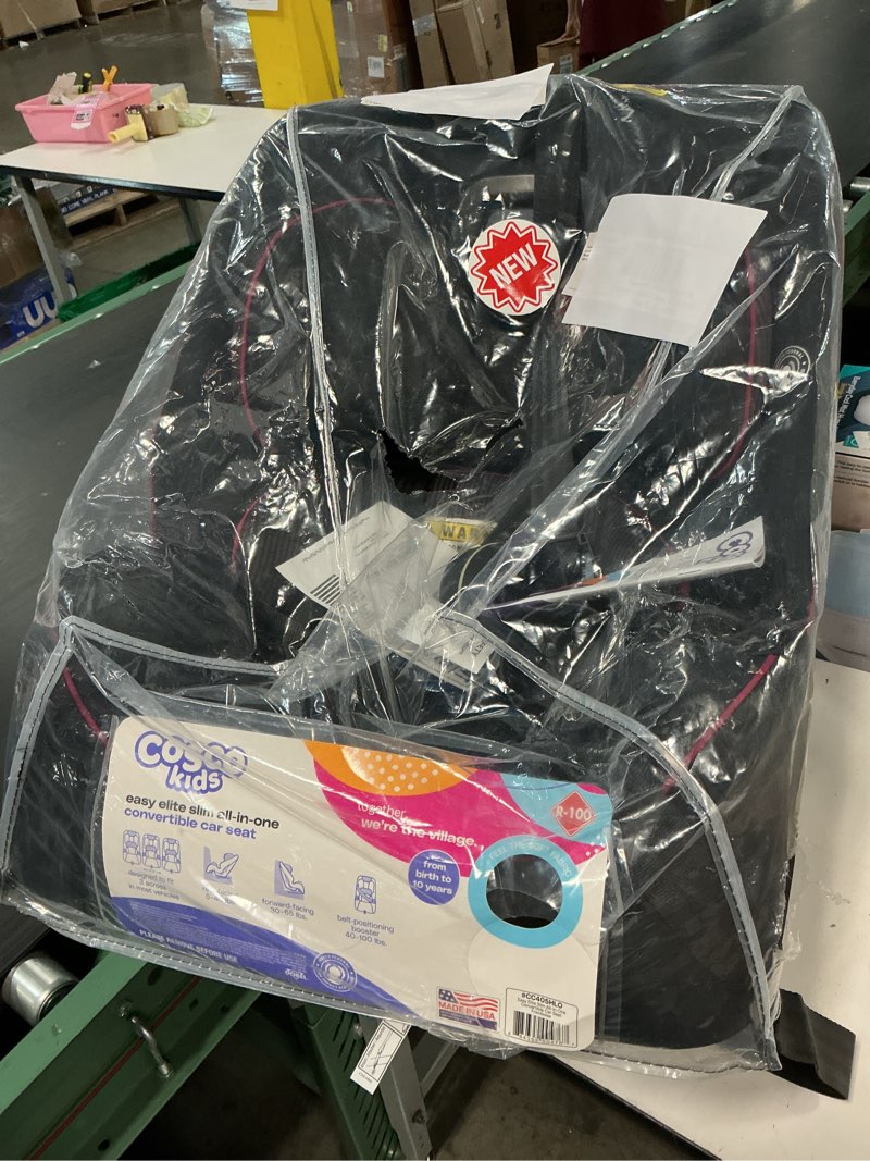 Condition photo showing Good Condition for cosco kids easy elite slim all-in-one convertible car seat, framboise