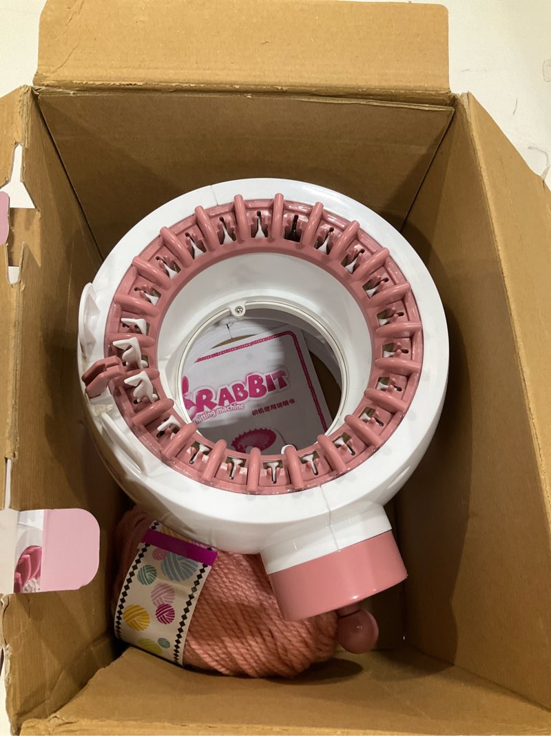 Condition photo showing Good Condition for merictop sentro knitting machine 22 needle knitting machines, smart circular crochet machine for kids/adults beginners, double weaving loom machine for hat,socks,scarves,gloves (for 3-5mm wool yarn) 22 needle-2
