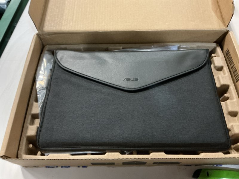 Condition photo showing As Is for ASUS ZenScreen 16” (15.6 inch viewable) 1080P USB-C Portable Monitor (MB16AHV) - Full HD, IPS, Blue Light Filter, Anti-glare, Mini HDMI, Kickstand, Tripod Mountable, Protective Sleeve, 3 year warranty 16" Kickstand