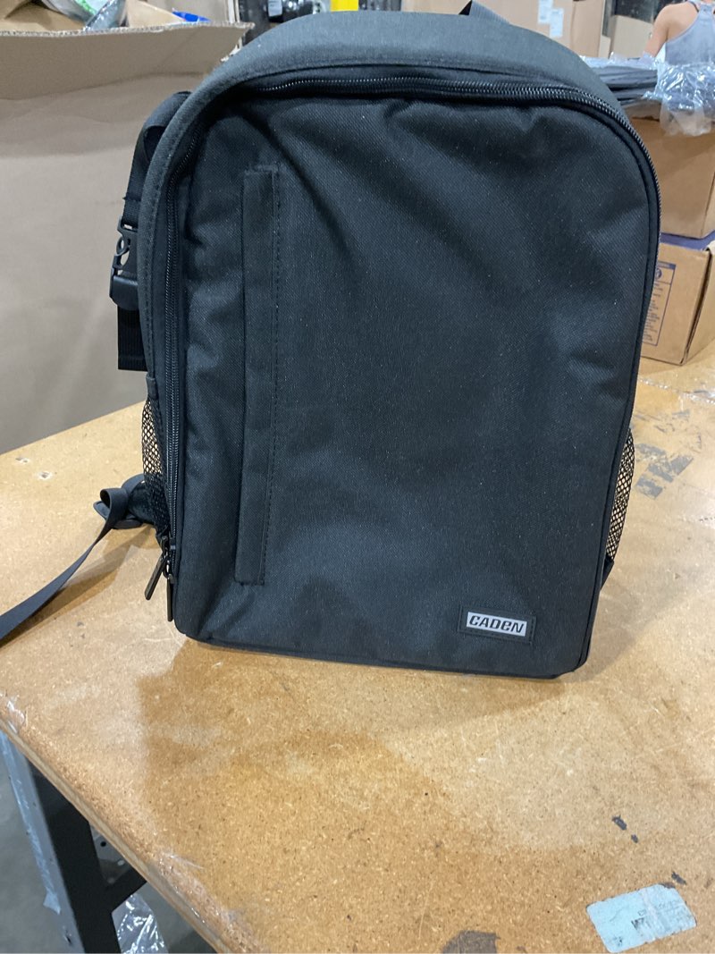 Condition photo showing New/Like New for caden camera backpack bag professional for dslr/slr mirrorless camera waterproof, camera case compatible for sony canon nikon black 2.0 small