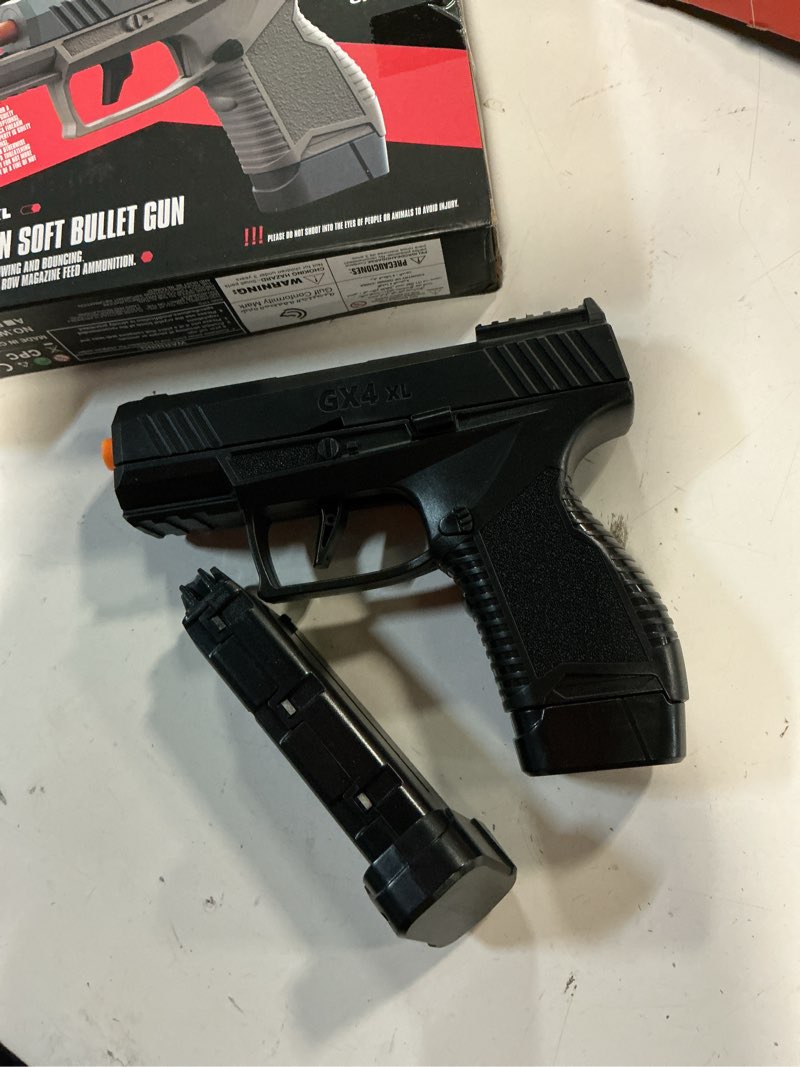 Condition photo showing New/Like New for p320 heavyweight polymer spring powered airsoft pistol (color: black)