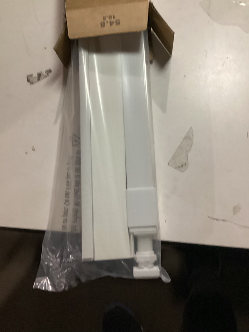 Condition photo showing New/Like New for LazBlinds Cordless Cellular Shades, No Tools No Drill Light Filtering Honeycomb Shades Pleated Blinds for Windows, 22'' W x 72'' H, White Light Filtering-white 22'' W x 72'' H