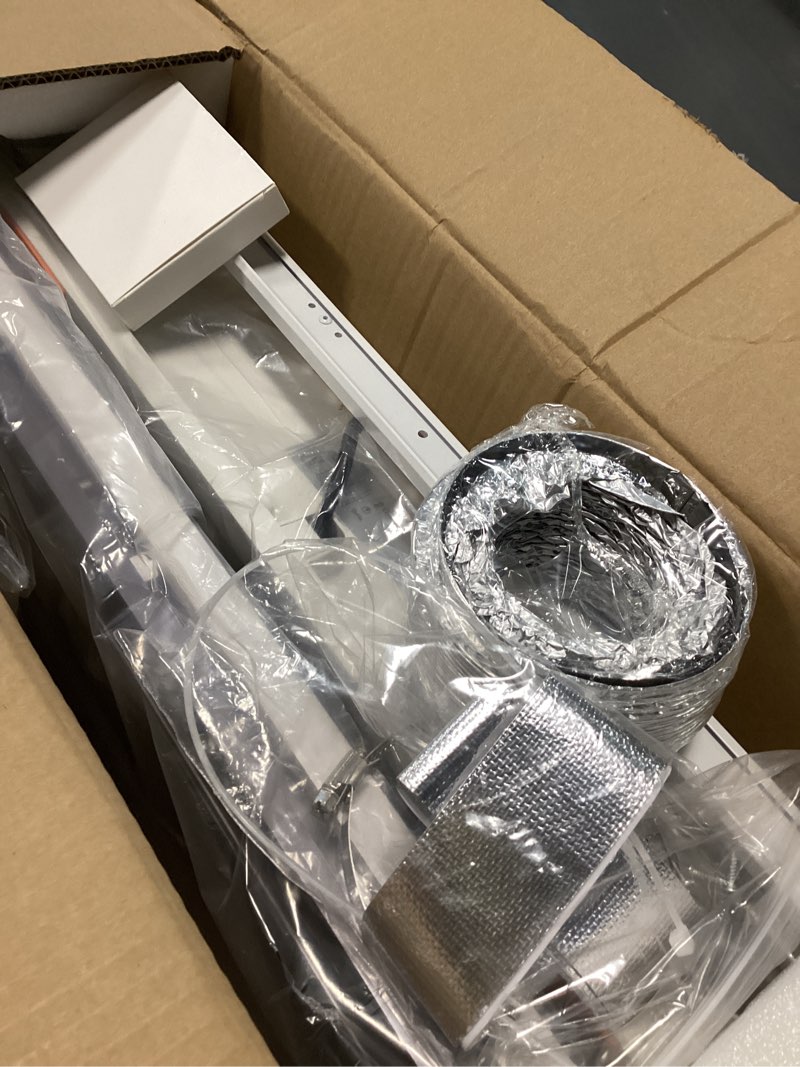 Condition photo showing New/Like New for Bathroom Fan with Light and 1900W Heater, 180 CFM Ventilation, Remote Control,Quiet Exhaust, 4-in-1 Design for Heating, Lighting, Ventilation & Air Circulation for Comfort in Any Season 1900W white