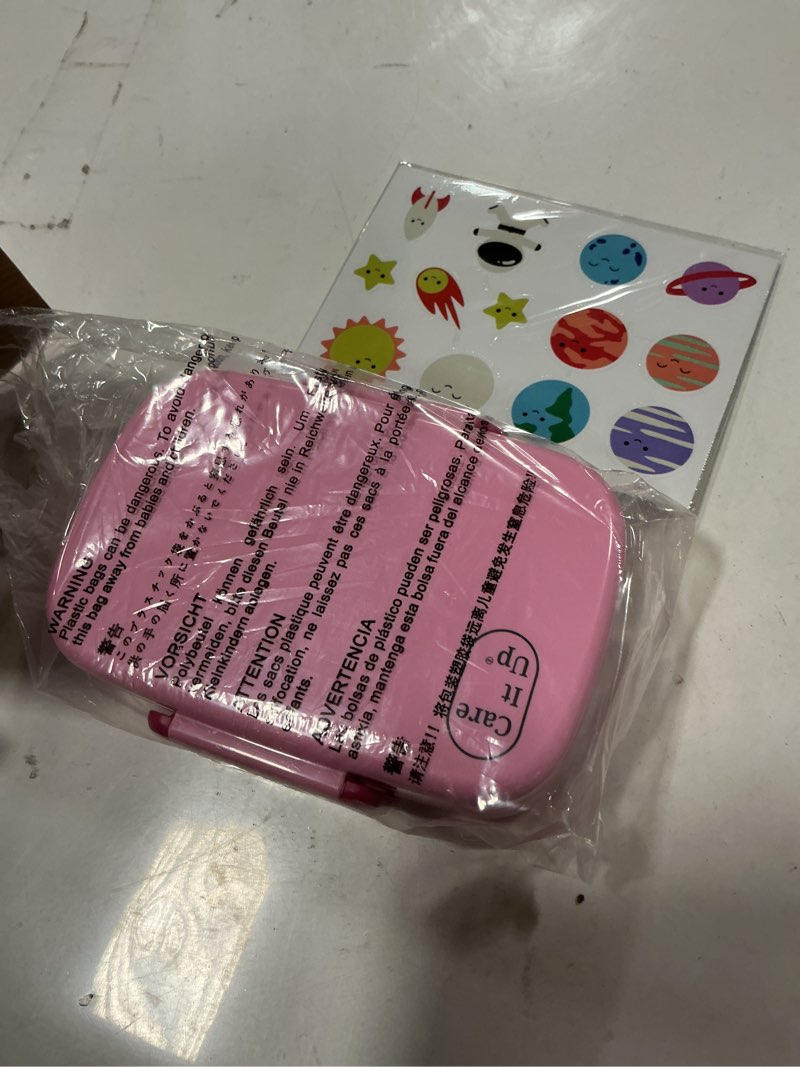 Kids Bento Lunch Box For Boys and Girls With Free Cutlery Set, 6 Sticker Sheets (5+ Years) and Paren