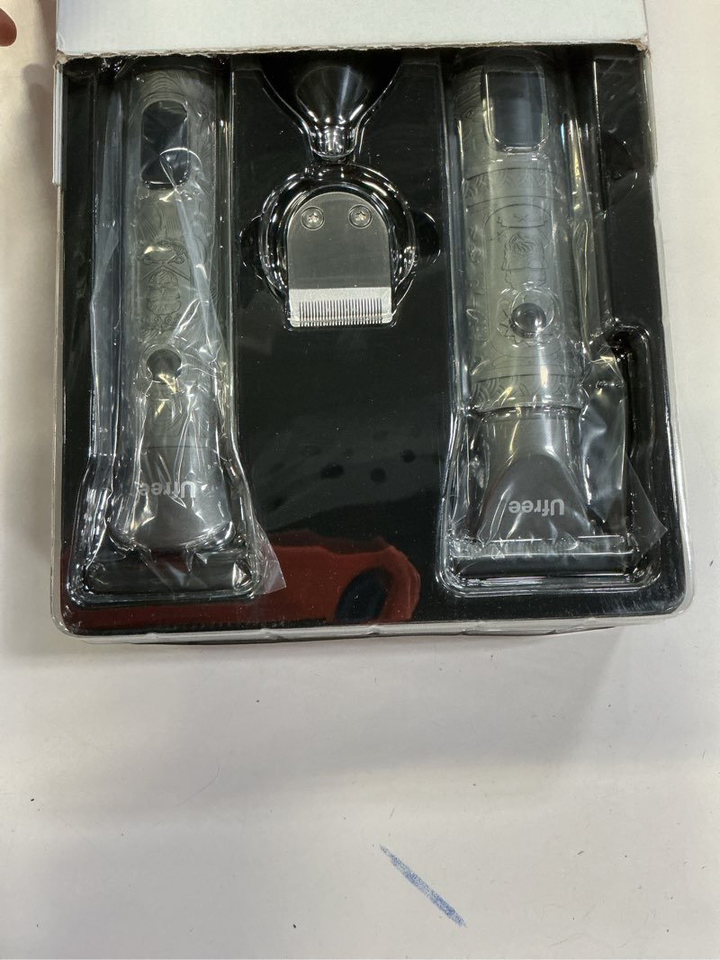 Condition photo showing New/Like New for Ufree Beard Trimmer for Men Professional with Hair Clippers, Barber Clippers and Trimmers Set, Electric Razor Shavers for Men, Cordless Mens Grooming Kit for Nose, Ear, Face, Hair, Gifts Gray