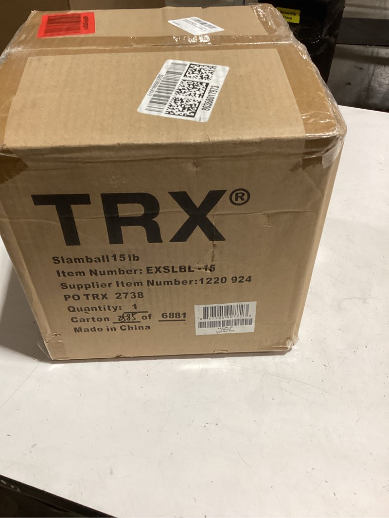 Condition photo showing New/Like New for trx slamball 15lb model: exslbl-15