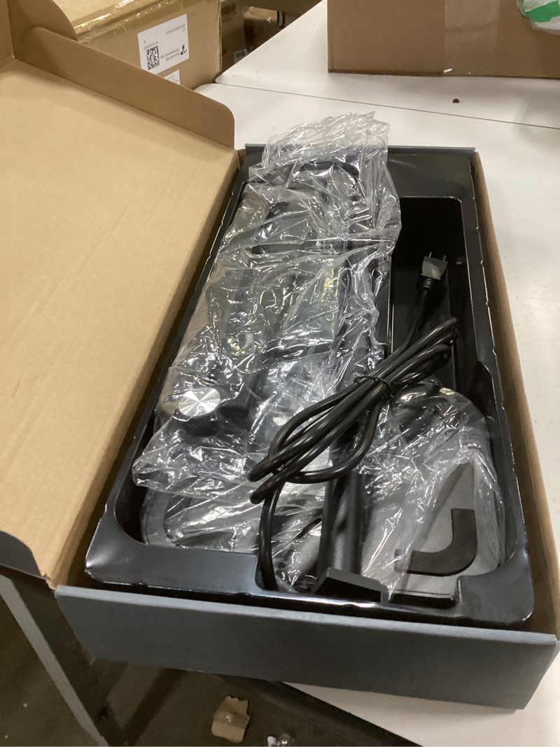 Condition photo showing Good Condition for LED Desk Lamp with USB Charging Port: Eye-Care Technology - 1 Type-C, 1 USB-A Charging Port, 2 AC Power Outlets, Desk Lamps for Home Office, Study, Bedroom Black