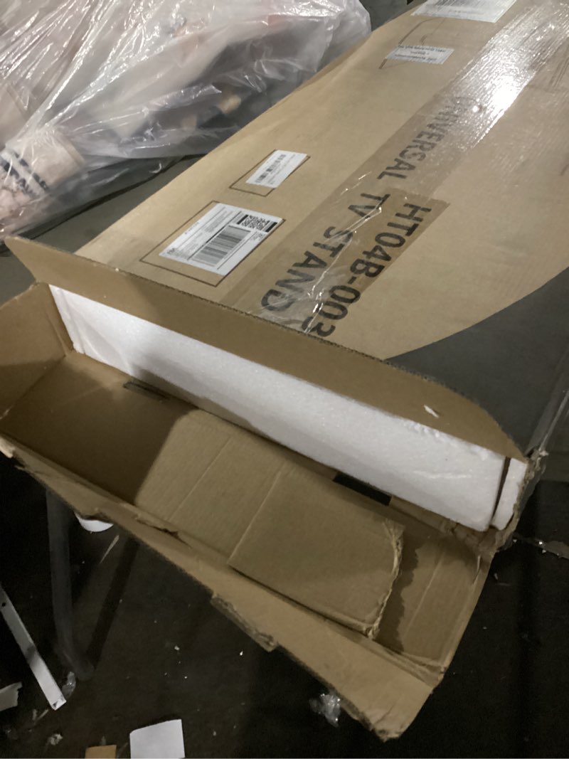 Condition photo showing New/Like New for Universal Swivel TV Stand/Base Table Top Stand 40 to 86 inch TVs 110 Degree Swivel, 5 Level Height Adjustable, Heavy Duty Tempered Glass Base, Holds up 132lbs Screens, HT04B-003 40"-86" SWIVEL TV STAND