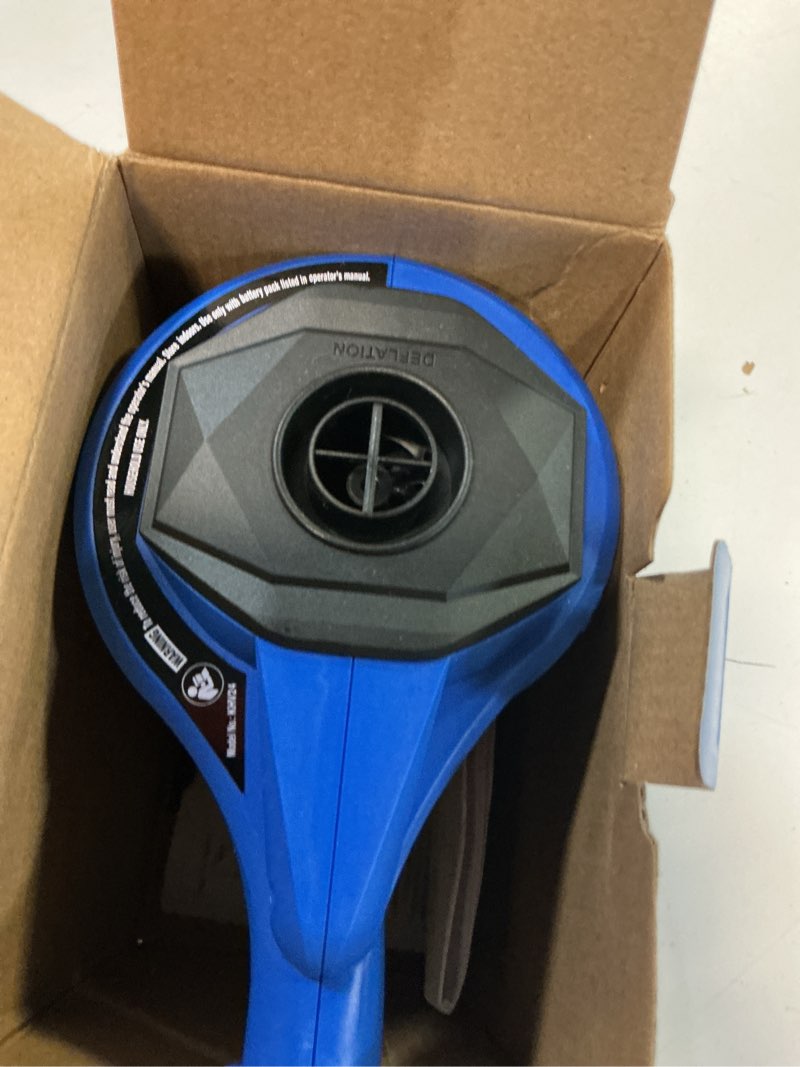 Condition photo showing As Is for kobalt cordless high volume 24-volt li-ion air inflator (power source: battery)