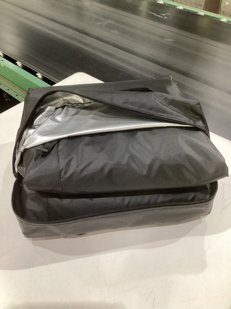 Condition photo showing Good Condition for (similar to stock photos,size unknown)outdoor dog kennel cover full coverageheavy duty waterproof large dog kennel cover,(kennel not included) black
