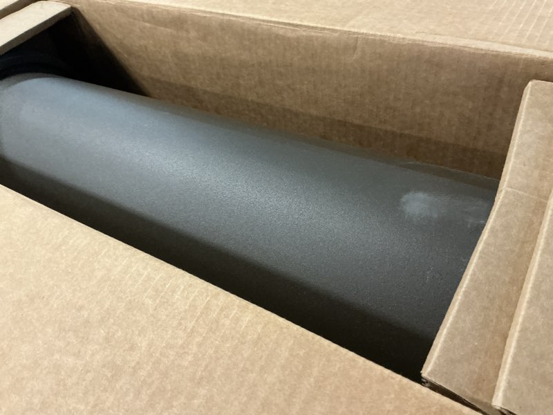 Condition photo showing As Is for Gibraltar Arlington Large Capacity Galvanized Steel Bronze, Post-Mount Mailbox, AR15T000 Textured Bronze