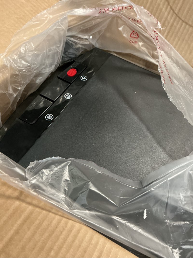 Condition photo showing As Is for igloo bottom loading water cooler – hot, cold, & room temperature dispenser – stainless steel, holds 3 & 5 gallon jugs, child safety lock – for homes, kitchens, offices, dorms stainless bottom load