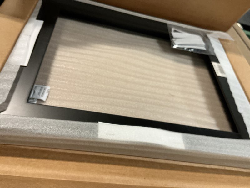Condition photo showing Good Condition for mcs canvas float frames 11x14 frame, black frame for finished canvases, vertical & horizontal wall hanging large frame with adhesive for canvas paintings (1-pack) 11x14 without mat black