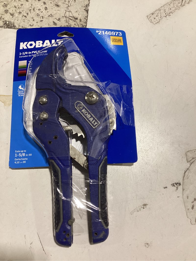 Condition photo showing As Is for kobalt pvc 1-1/4 in cutter 