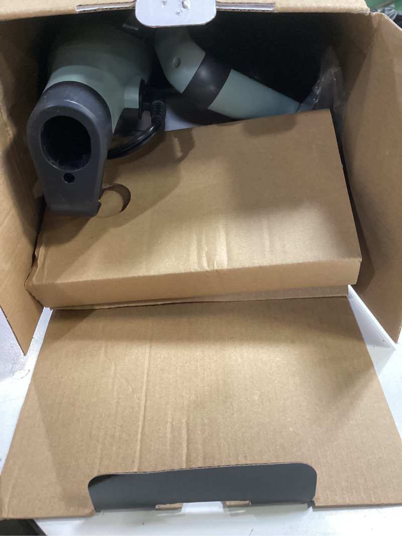 Condition photo showing As Is for shark steam & scrub steam mop, all-in-one scrubbing and sanitizing hard floor cleaner, led headlights, 4 dirt grip soft scrub pads included, xl water tank, swivel steering, hawaiian grey, s8001 steam & scrub (4-pad)