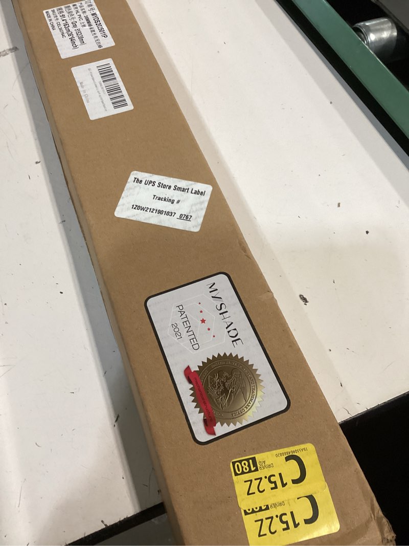 Condition photo showing New/Like New for myshade cordless blackout cellular shades for windows, honeycomb window shades with thermal insulation, child & pet safe room darkening shade, easy install, 36" w x 64" h, grey grey 36"w x 64"h