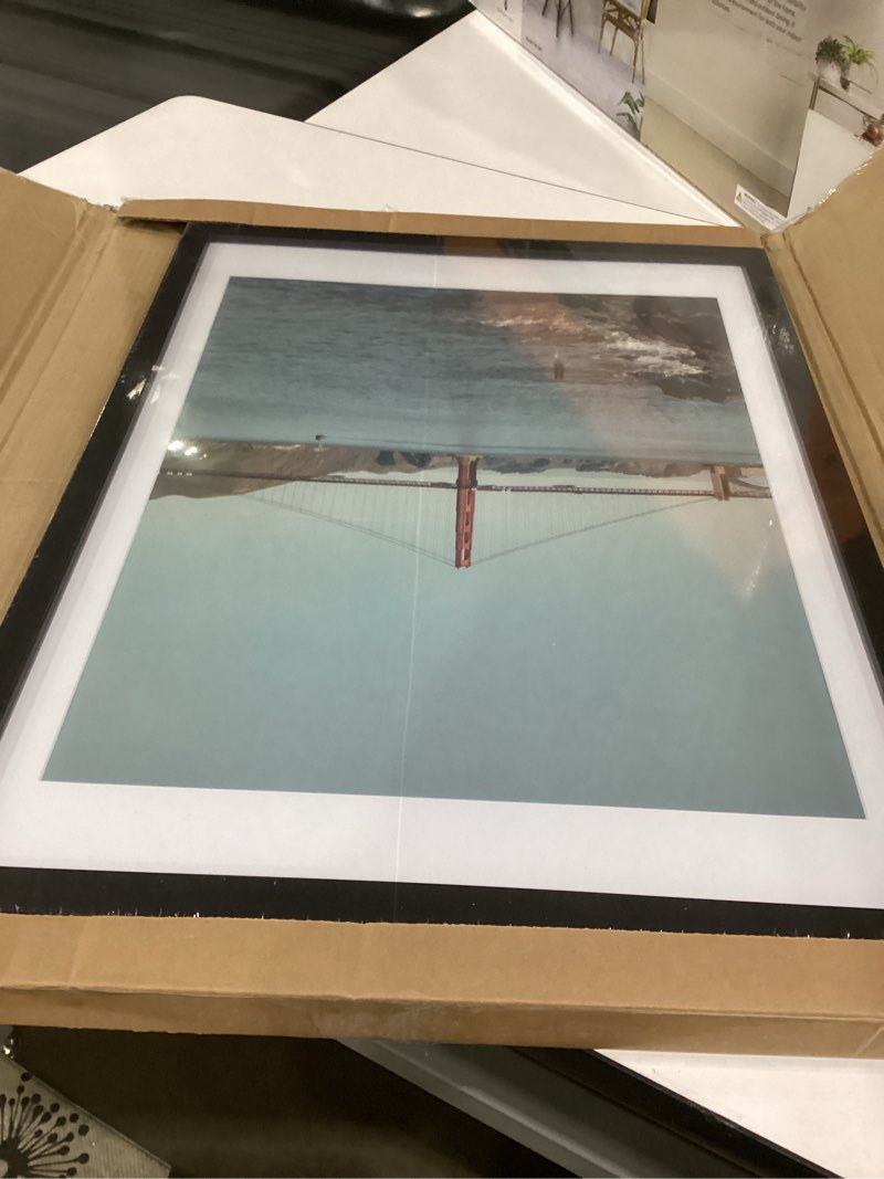 Condition photo showing New/Like New for suede 18x24 frame - single frame, christmas christmas elegant black 18 x 24 poster frame, 18x24 picture frame for artwork puzzles photos and movie posters black 18" x 24"