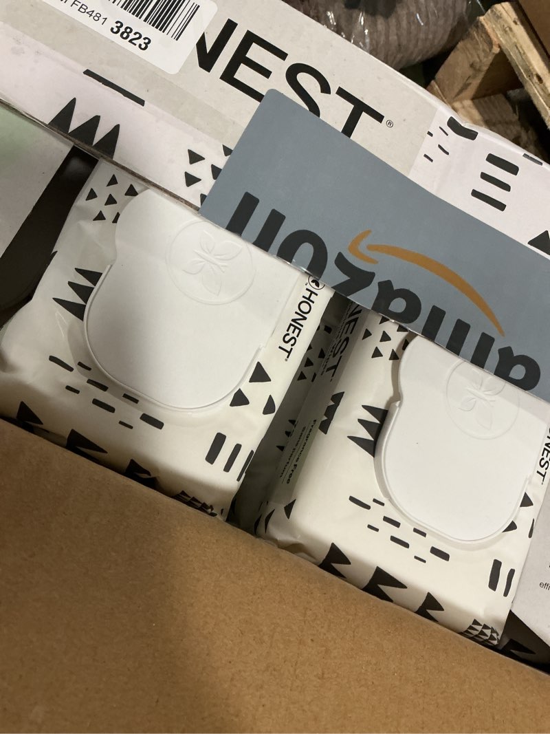 Condition photo showing New/Like New for The Honest Company Clean Conscious Multi-Use Wipes, Unscented Hypoallergenic Baby Wipes for Sensitive Skin, 99% Water Plant-Based Compostable Wipes, Pattern Play, 720 Count Pattern Play 72 Count (Pack of 10)