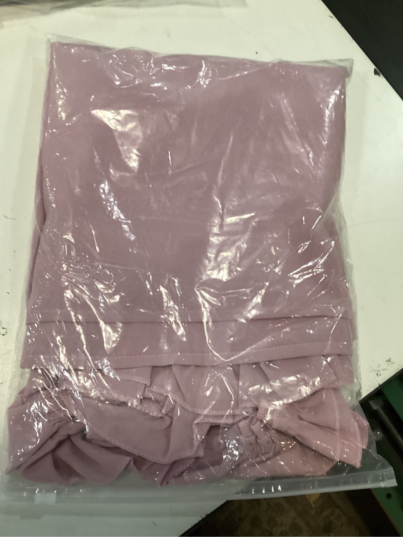 Condition photo showing Good Condition for kfubuo womens pajamas set 2 piece ruffle pj soft tank top and shorts sleepwear set bridal pajama for women set large purple