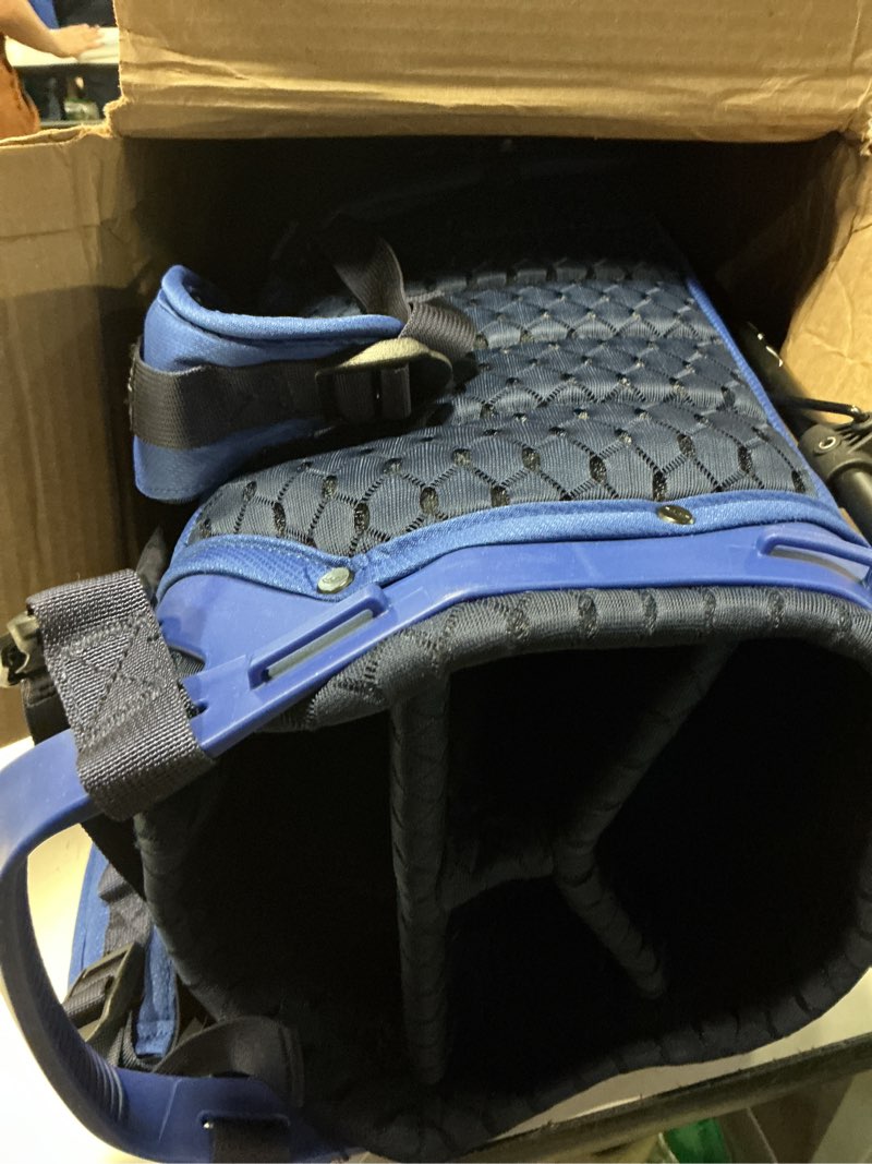 Condition photo showing Good Condition for sun mountain men's eclipse 3.5 lightweight stand golf bag 4-way top -2025 model falcon blue navy