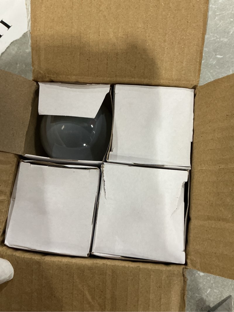 Condition photo showing New/Like New for 60 watt incandescent light bulbs, e26 a19 stepless dimming light bulbs 400lm, 3000k soft warm white, vintage frosted light bulb for home (4 pack)