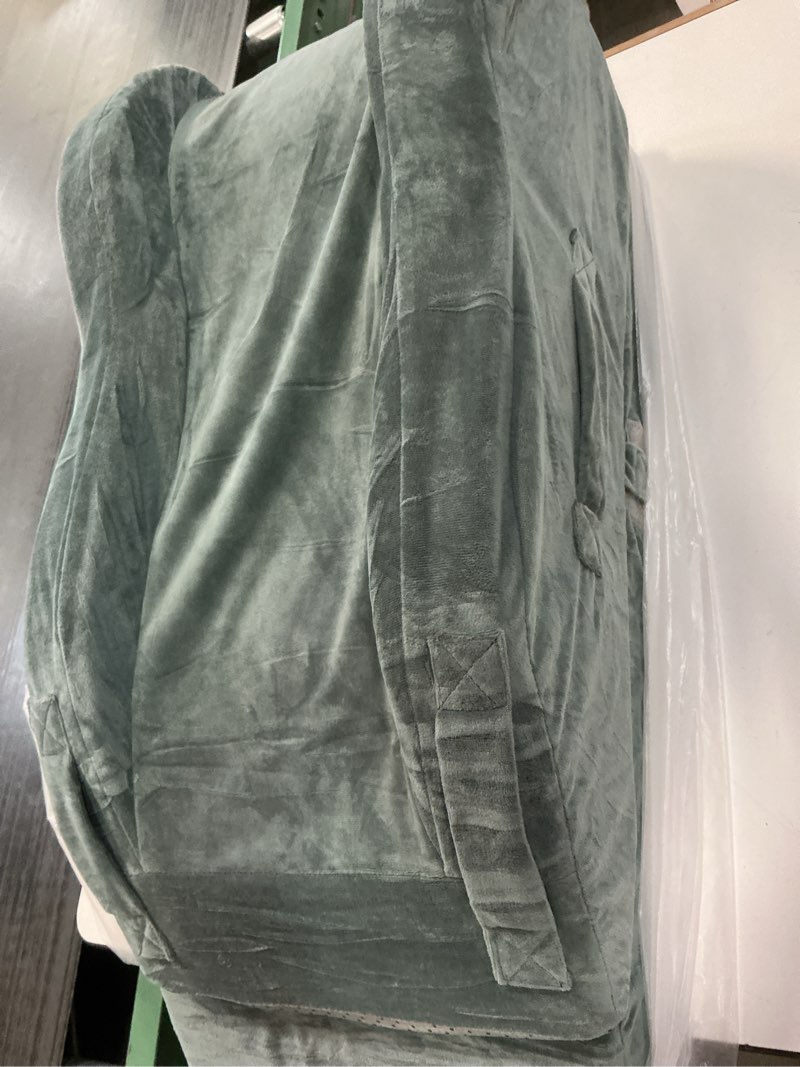 Condition photo showing Good Condition for KingPavonini Adjustable Leg Elevation Pillows for After Surgery, Ergonomic Curve Keeps Knee Straight, Memory Foam Leg Pillow Elevation for Blood Circulation, Swelling and Pain Relief (Single Leg)