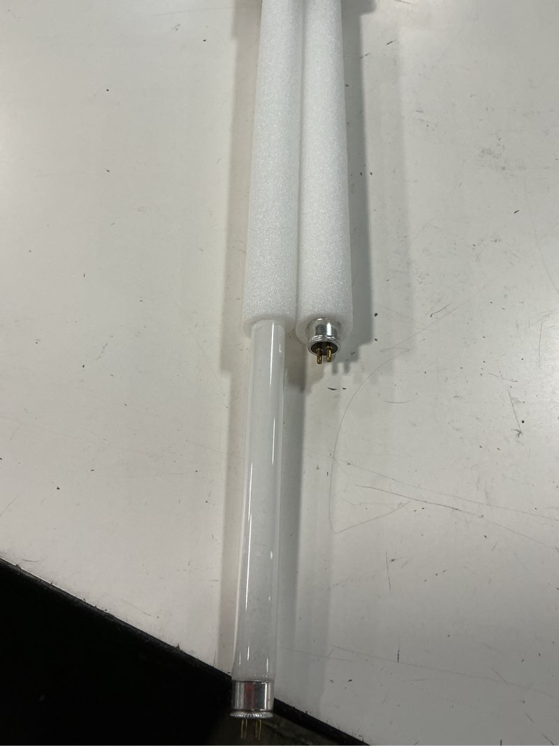 Condition photo showing As Is for t5 uvb reptile light 39w 10.0, uva light bulb for reptiles, 2 pack lamp tube for bearded dragon 2 pack t5 tube-39w 10.0