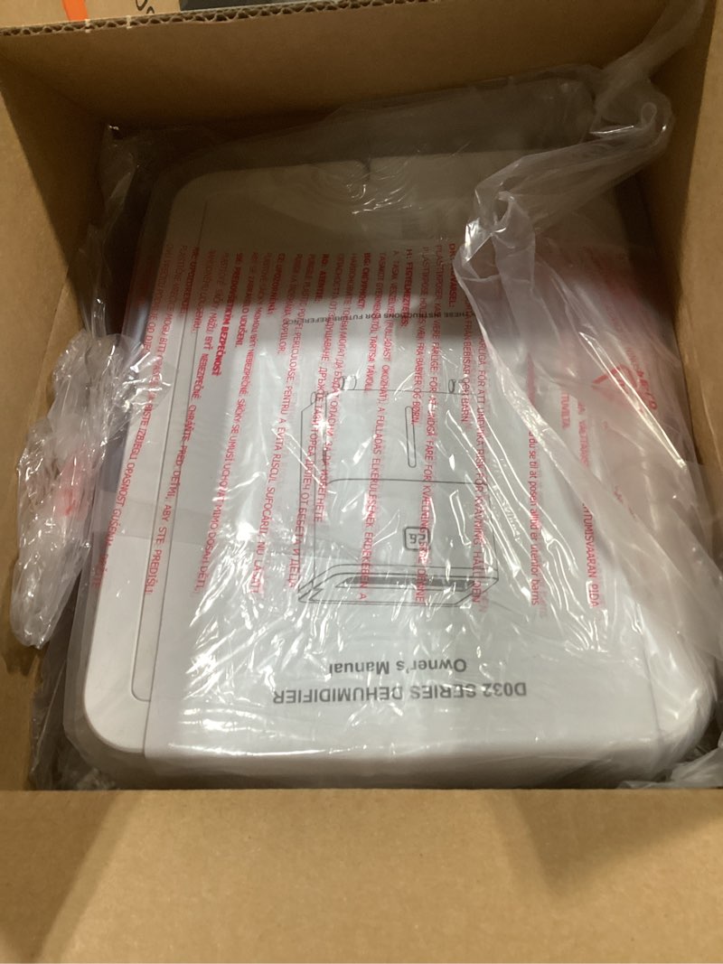 Condition photo showing New/Like New for 25 Pint Dehumidifier for Basement, Up to 3000 Sq.Ft, Quiet Dehumidifier with Drain Hose, Humidity Control, 24H Timer, Ideal for Bedroom, Bathroom, Room