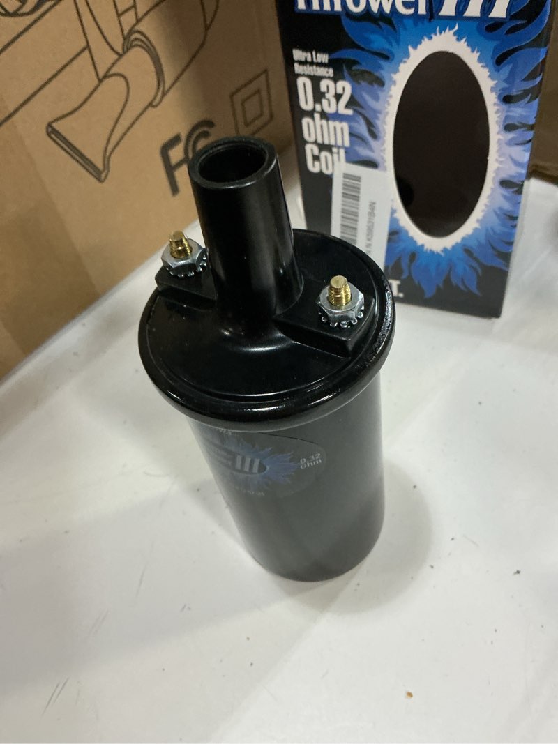 Condition photo showing Good Condition for pertronix 44011 flame-thrower iii ignition coil, 45,000 volt 0.32 ohm, 12 volt, black