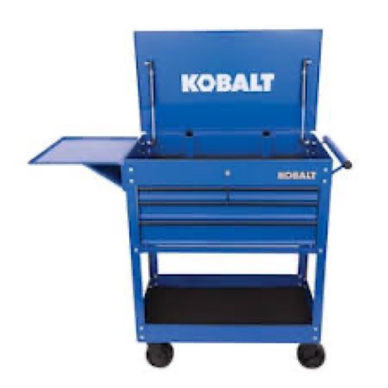 Kobalt 35-in W x 37.5-in H 4-Drawer Steel Rolling Tool Cabinet 