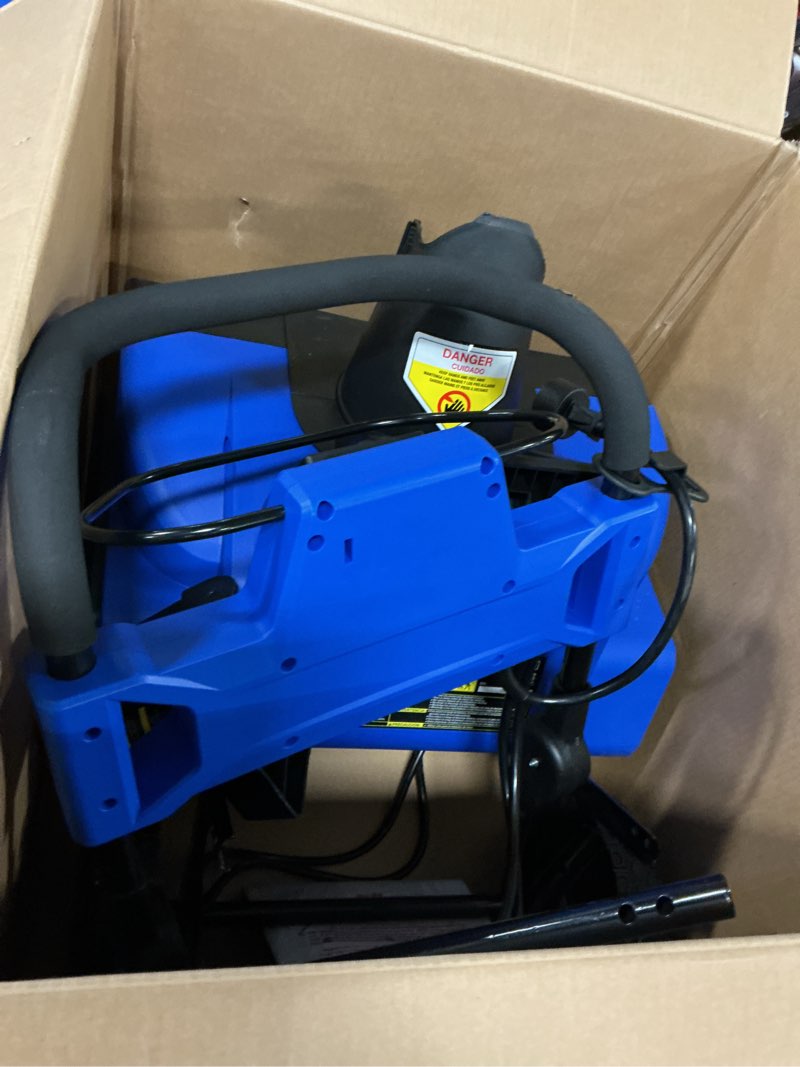 Condition photo showing As Is for Kobalt 15-Amp 21-in Corded Electric Snow Blower