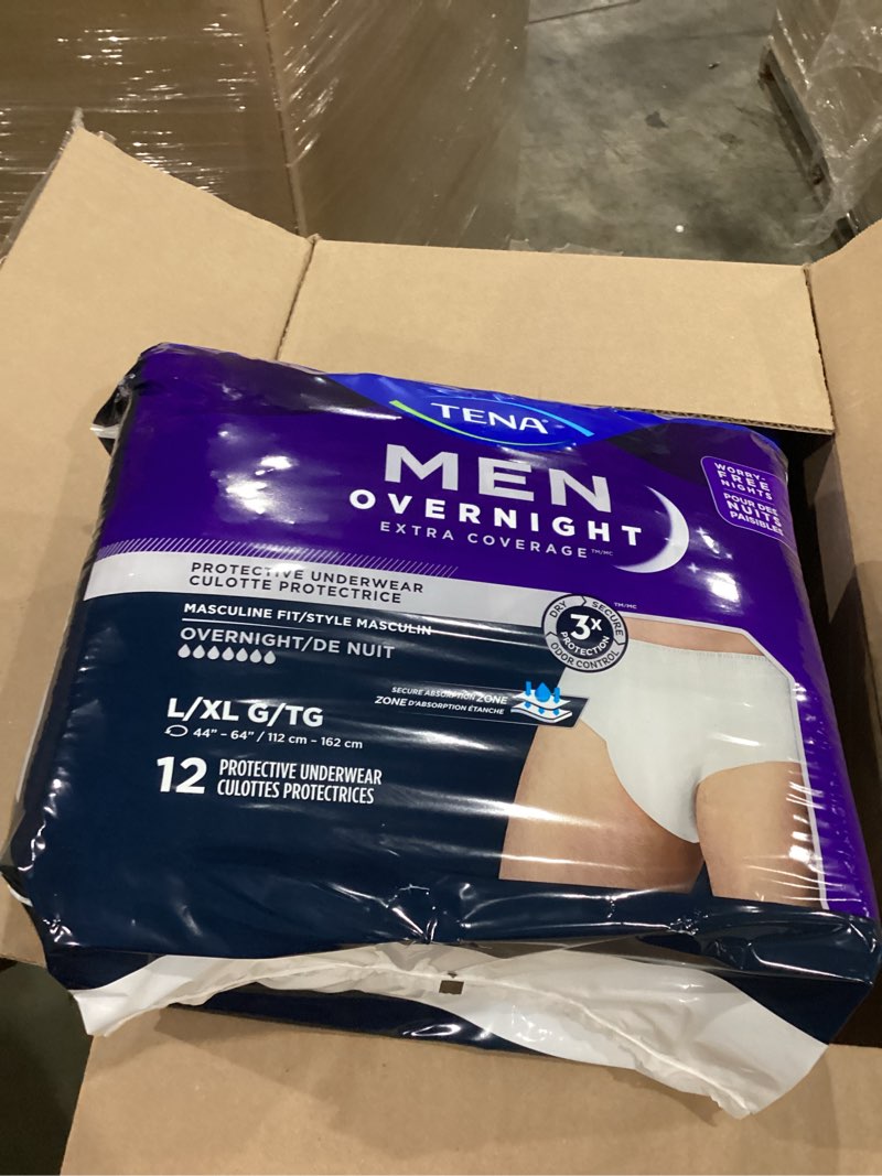 Condition photo showing New/Like New for tena men protective incontinence underwear for men, overnight max