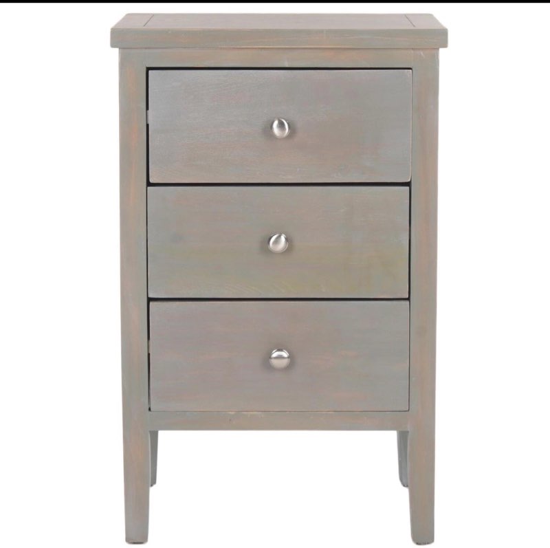 SAFAVIEH American Homes Collection Deniz French Grey End Table