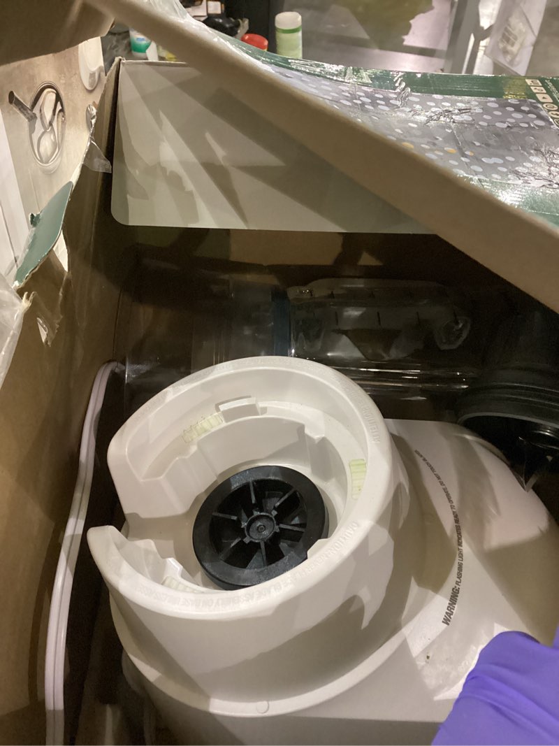 Condition photo showing As Is for Cuisinart Hurricane® 48 oz Glass Jar Digital Blender, Manual 5 Speeds, 6 Presets - Smoothie, Pulse, Milkshake, Cocktail, Ice Crush, and Clean, BL-200