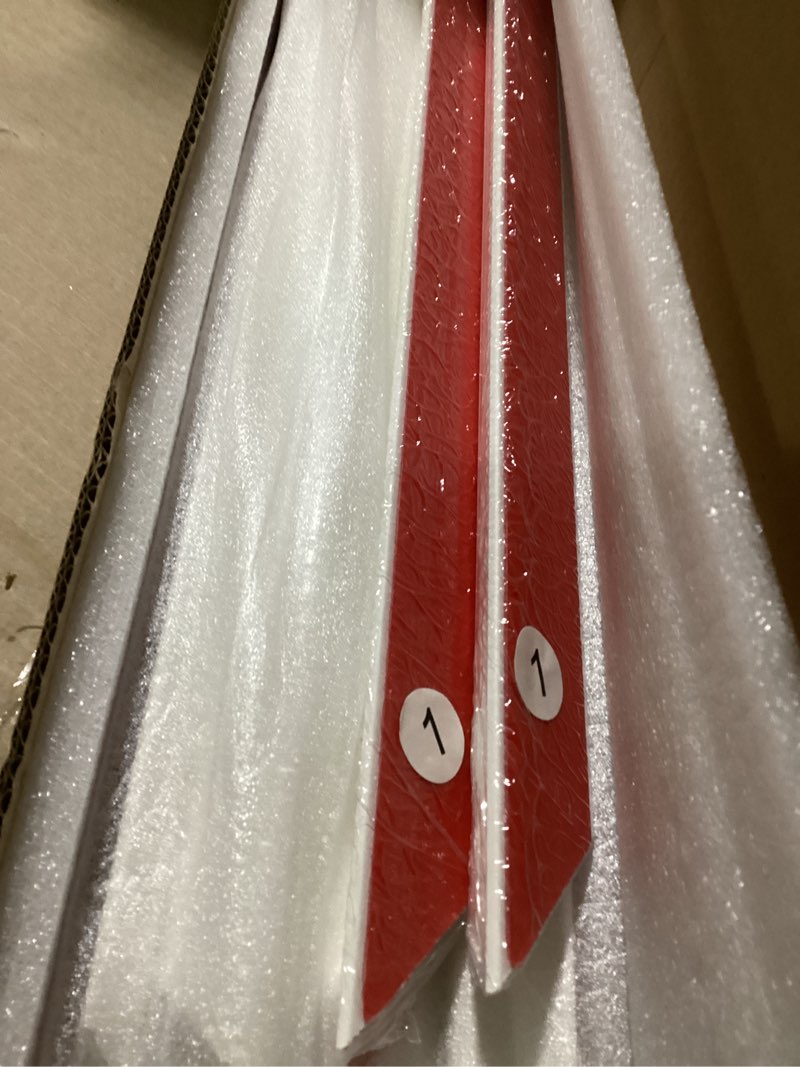 Condition photo showing Good Condition for Art3d Premade Peel and Stick Door Moulding Trim Kit, Self-Adhesive Paintable Wainscoting Panels for Frame Decor & Wall Accents, 1 Set-2 Frames